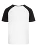 Amaci&Sons T-Shirt KENNER in Weiß/Schwarz