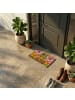 relaxdays Fußmatte "Home Sweet Home" in Bunt - 60 x 40 cm