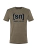 super.natural T-Shirt M LOGO TEE in Moos
