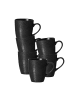 Ritzenhoff & Breker 6er Set Kaffeebecher Kitwe in 370 ml in Schwarz