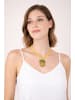 collezione alessandro Kurze Kette " Pineapple " in gelb