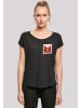 F4NT4STIC Long Cut T-Shirt Santa Letter Weihnachten in schwarz