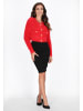 faina Women Cardigan in red