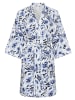 LASCANA Kimono in blau geblümt