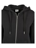 Urban Classics Urban Classics Damen Ladies Organic Terry Zip Hoody in black
