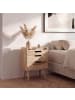 FineBuy Nachttisch in Braun / Mango / 45x33x63