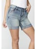 KOROSHI HOSE KURZE JEANS in blau