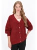 DreiMaster Women Cardigan in wine red
