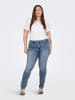 ONLY Carmakoma Slim Fit Jeans in Medium Blue Denim