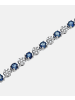 Diamant L'éternel Armband aus 375 Weißgold mit 2.70 Karat Diamant mit Saphir