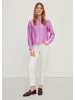 comma Bluse langarm in Pink-lila