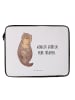 Mr. & Mrs. Panda Notebook Tasche Otter Muschel mit Spruch in Weiß