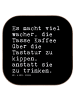 Mr. & Mrs. Panda Bierdeckel Es macht viel wacher,... mit Spruch in Schwarz