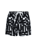 wavebreaker Shorts in schwarz/weiss