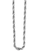 Adeliás Damen Halskette – Kordelkette aus Edelstahl 70 cm in silber