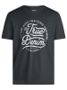 Mustang T-Shirt Basic Print Tee in Schwarz