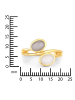 Rafaela Donata Ring Sterling Silber Mondstein in gelbgold