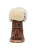 Palado Schnürstiefel Mashra in Braun/White