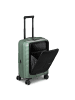 Redolz Essentials 17 2.0 4 Rollen Kabinentrolley 55 cm Laptopfach mit Dehnfalte in grey green