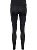 Hummel Hummel Leggings Hmlte Multisport Damen Dehnbarem Schnelltrocknend in BLACK