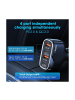 Veger Autoladegerät 2 x USB A + 2 x Typ C - Ladeadapter in Schwarz