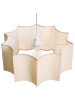 Beliani Pendelleuchten LUENHA in Beige/Weiß - (W) 40 x (H) 182 x (L) 40 cm