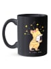 Mr. & Mrs. Panda Kaffeetasse Sängerin Herz ohne Spruch in Schwarz