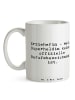Mr. & Mrs. Panda Tasse Spruch Erzieherin Superheldin mit Spruch in Weiß