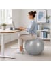 relaxdays Gymnastikball in Grau - Ø 75 cm