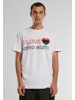 Mister Tee Mister Tee Herren I Love Afrikanische Beats Tee in white