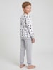 TupTam Kinder Jungen Pyjama Set Langarm 2-teilig in grau