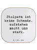 Mr. & Mrs. Panda Glas-Untersetzer Spruch Aus Fehlern lernen mit ... in Weiß