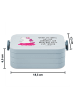 Mr. & Mrs. Panda MEPAL Bentobox Einhorn Ballerina Motiv mit Spruch in Blau Pastell