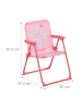 relaxdays Kinder-Klappstuhl "Einhorn" in Bunt - (B)36 x (H)51,5 x (T)37,5 cm