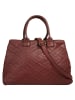 Samantha Look Handtasche echt Leder in bordeaux