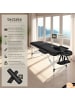 tectake 2 Zonen Massageliege-Set  210 x 95 x 89 cm, schwarz