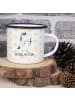 Mr. & Mrs. Panda Tasse Einhorn König mit Schwert mit Spruch in Weiß