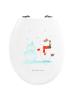Mr. & Mrs. Panda Toilettendeckel Einhorn Schneemann ohne Spruch in Weiß