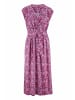 Hessnatur Midi Kleid in purpurlila