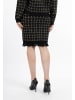 faina Damen Strickrock in schwarz