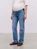 mama licious Umstandsjeans mit Straight Fit in Medium Blue Denim