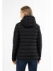 DreiMaster Maritim Wattierte Winterjacke in Schwarz