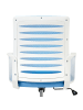 Beliani Bürostuhl RADIANT in Blau/Weiß - (W) 58 x (H) 88 x (L) 58 cm