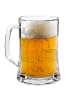 Mr. & Mrs. Panda Gravur Bierkrug Igel Federschmuck ohne Spruch in Transparent