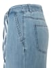 More & More fließende, leichte Jeans in middle blue denim