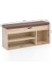 KADIMA DESIGN Sitzbank Storage | Komfort-Sitz, Braun, Funktional in Beige