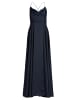 Vera Mont Abendkleid mit Wasserfallausschnitt in Night Sky