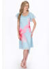 Usha Women Dress in mint  blue pink