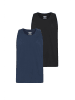 BLEND Rundhalsshirt BHEbil - 2 pack in Blau