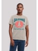 F4NT4STIC T-Shirt California skull summer vibes in sand